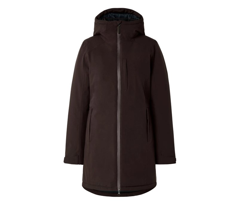 Tchibo - Thermo-Mantel - Damen - Gr. 38 - dunkelbraun