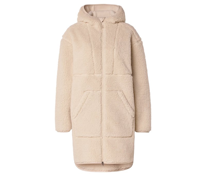 Tchibo - Teddyfleece Mantel - Damen - Gr. XL - beige