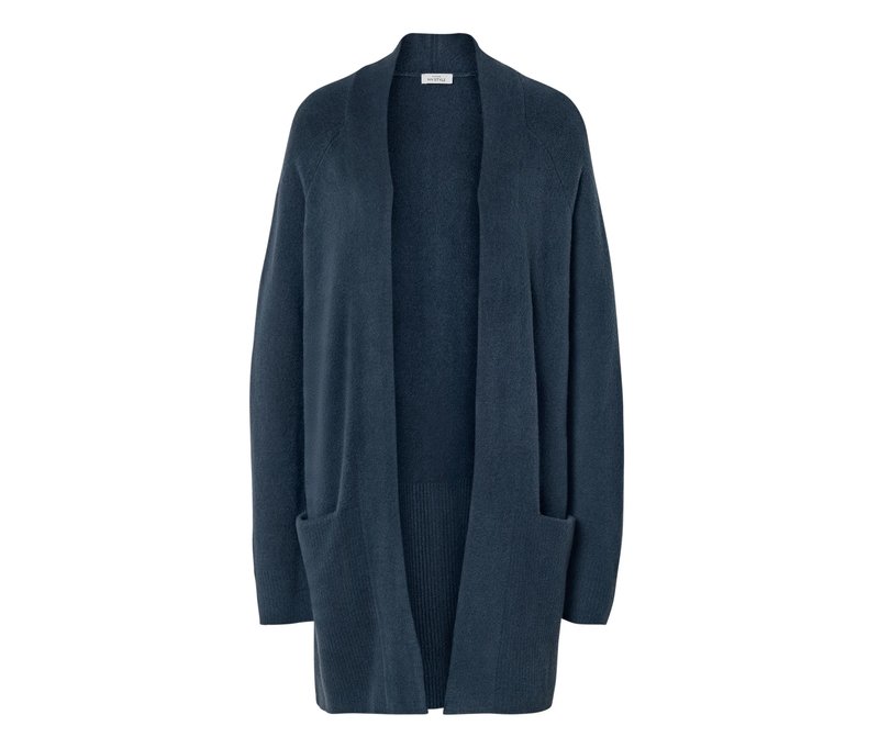 Tchibo - Offener Longcardigan - Damen - Gr. S - dunkelblau