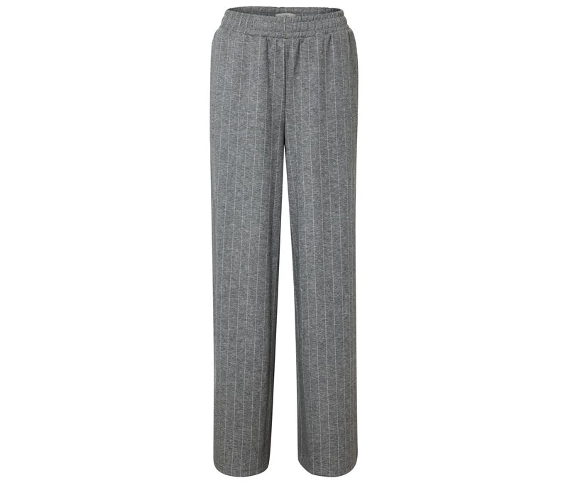 Tchibo - Jerseyhose mit Nadelstreifen - Damen - Gr. 50 - weiß