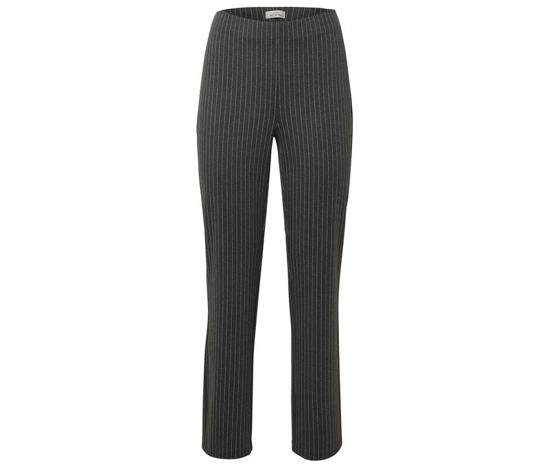 Tchibo - Stoffhose mit Nadelstreifen - Damen - Gr. S - weiß