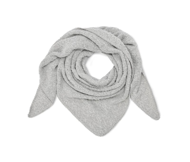 Tchibo - Dreiecksschal in Bouclé-Optik - grau