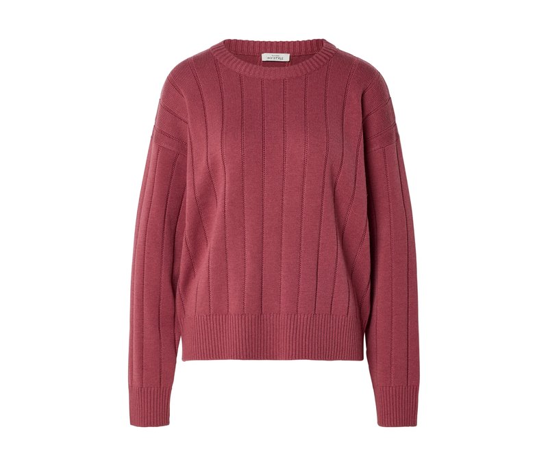 Tchibo - Strickpullover mit Struktur - Damen - Gr. XL - braun
