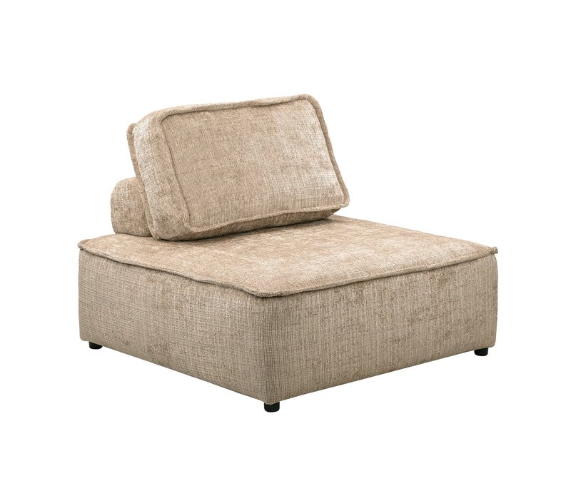 Tchibo - Sessel »Aska« mit Chenille-Bezug - 108x110x83cm - braun -