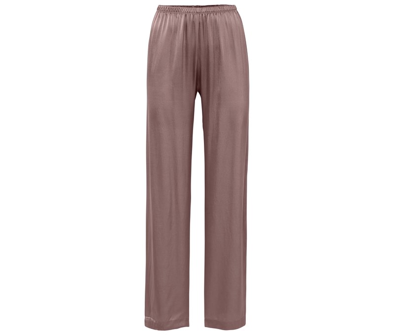 Tchibo - Loungehose aus reiner Seide - Damen - Gr. 42 - braun