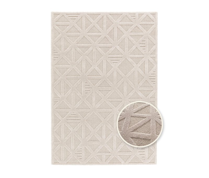 Tchibo - Teppich »Cosmo« Geo - grau-beige