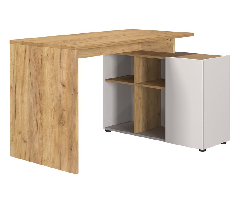 Tchibo - Schreibtisch »GW-Adrano« - 120x90x74cm - braun - Holz / Kunststoff