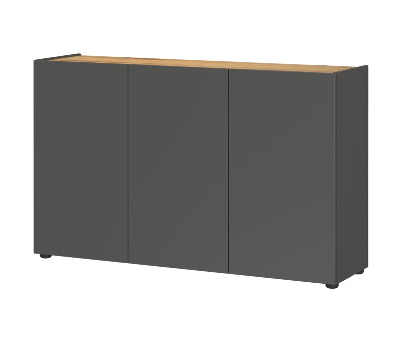 Tchibo - Sideboard »Adrano« - 120x34x75cm - braun - Holz / Kunststoff