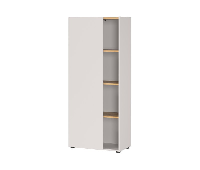 Tchibo - Aktenschrank »GW-Adrano« - 61x34x145cm - braun - Holz / Kunststoff