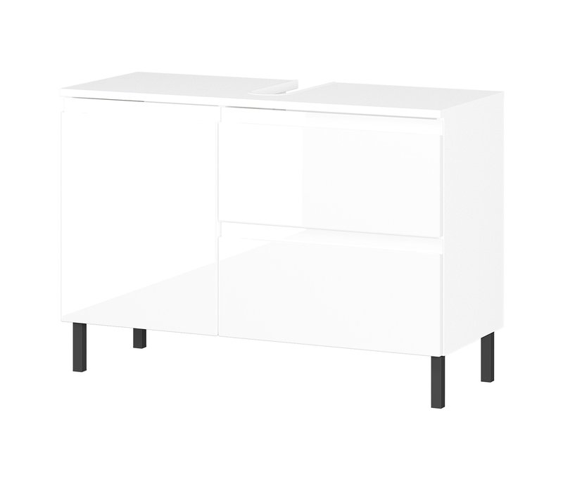 Tchibo - Waschbeckenunterschrank »Salinas« - 80x34x56cm - weiß - Holz