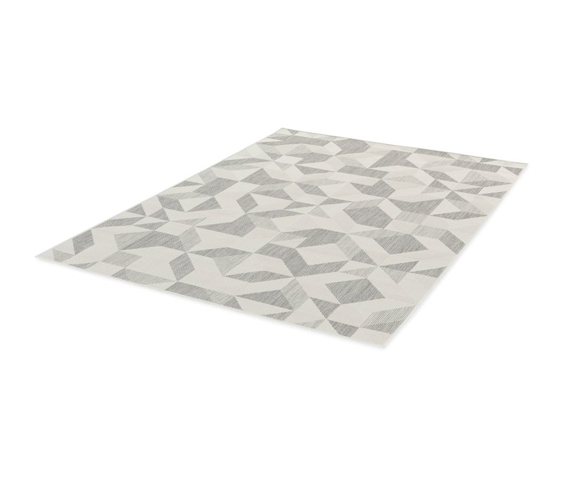 Tchibo - Faltbarer Outdoor-Teppich im Mosaik-Design - beige