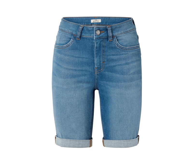 Tchibo - Bermuda Jeans ‒ Fit »Lea« - Damen - Gr. 48 - dunkelblau
