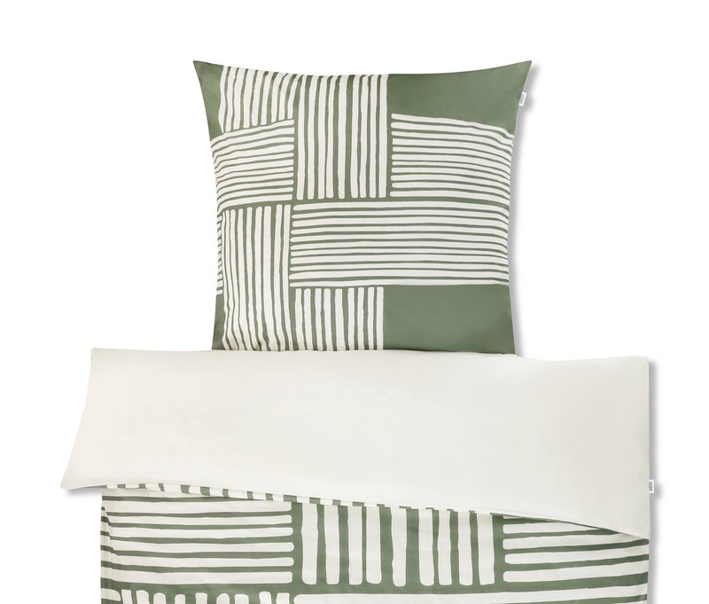 Tchibo - Schöner WOHNEN-Kollektion Bettwäsche - dunkelgrün