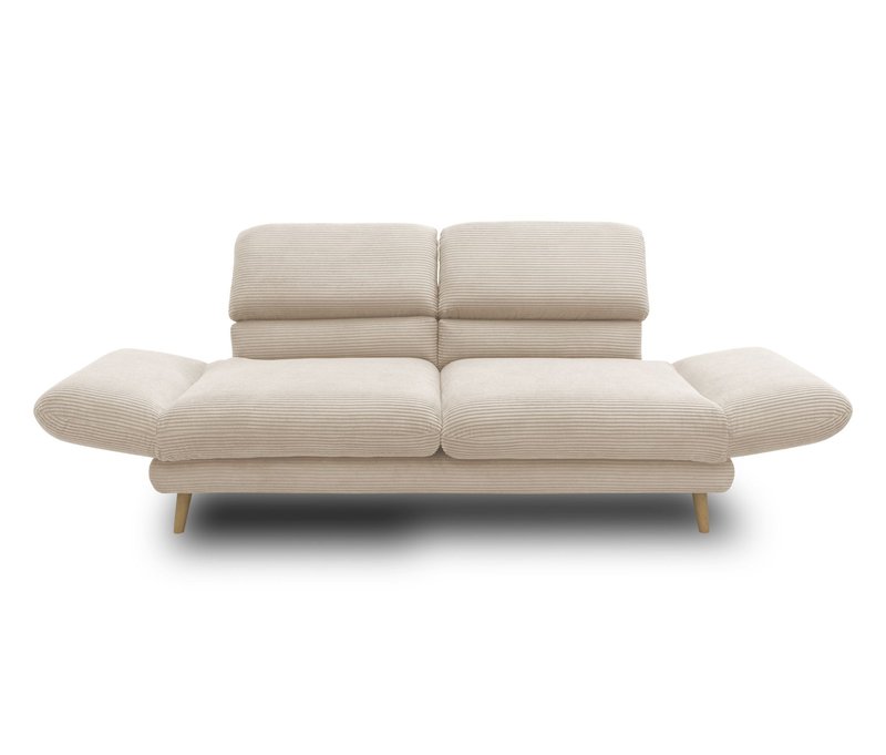 Tchibo - Domo 2-Sitzer-Sofa »FuAR« - 180x98x92cm - creme - Polyester / Holz / Vlies
