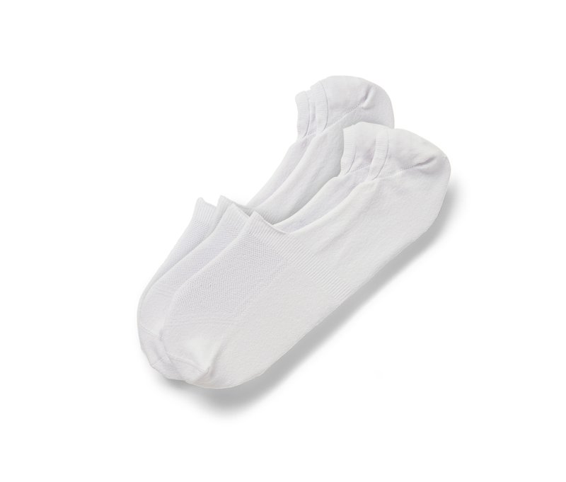 Tchibo - 2 Paar Sport-Füßlinge - Damen - Gr. 35-37 - weiß