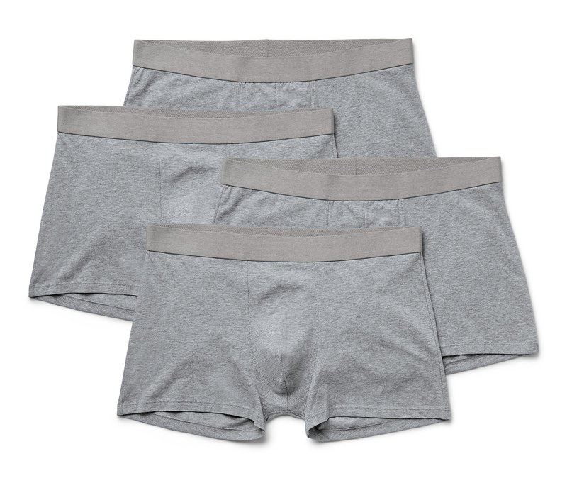 Tchibo - 4 Slipboxer - Herren - Gr. L/6 - grau