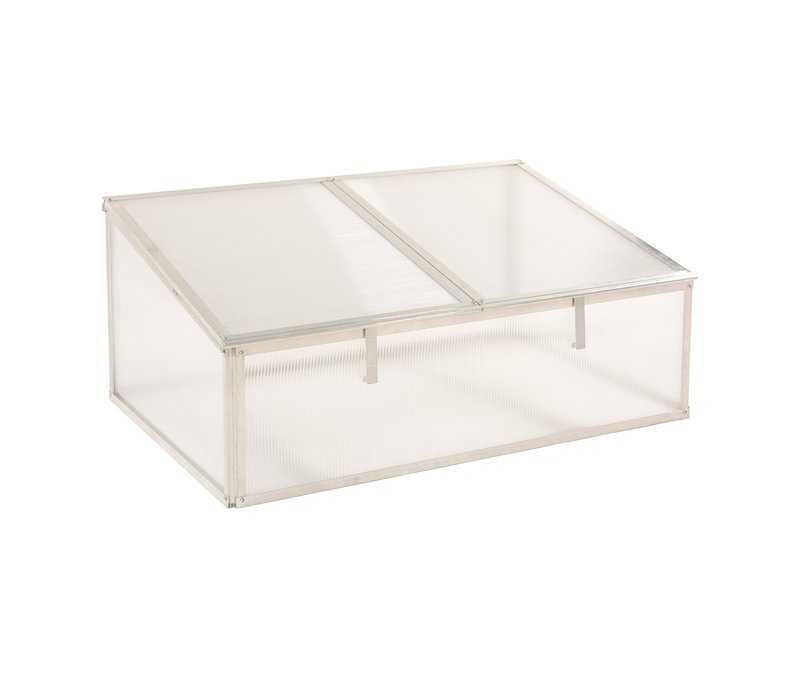 Tchibo - Hochbeet-Aufsatz - 62x95x41cm - silber - Aluminium / Polycarbonat