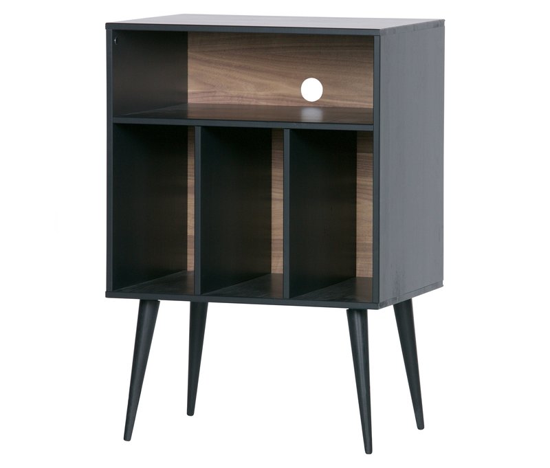 Tchibo - Woood Schrank »James« - 60x44x83cm - schwarz - Kiefernholz / Holz
