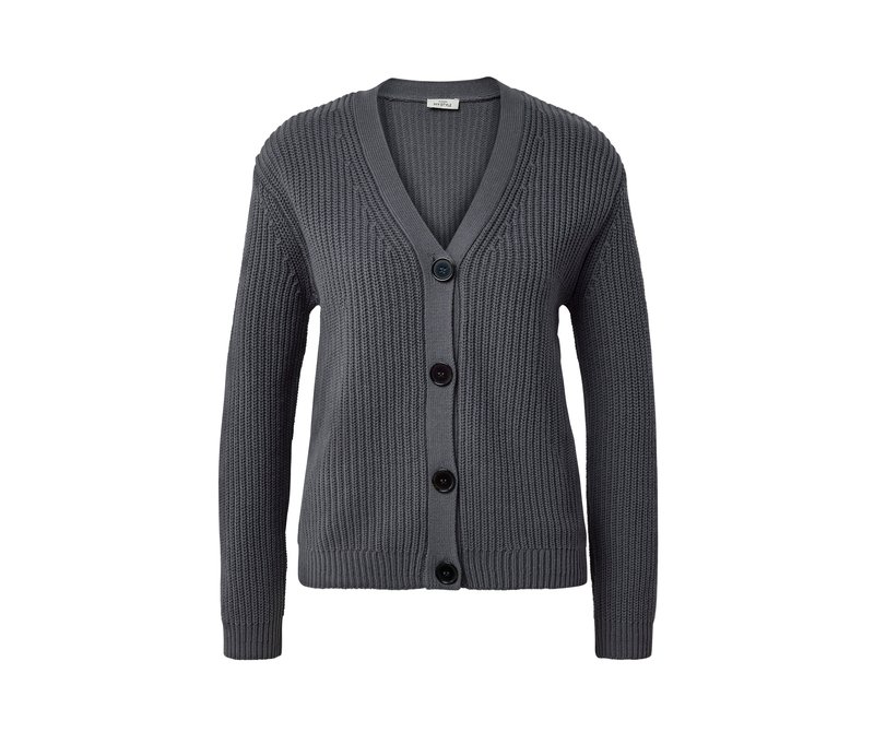 Tchibo - Grobstrick-Cardigan - Damen - Gr. XL - anthrazit
