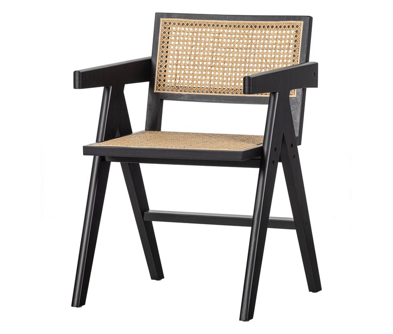 Tchibo - Woood Esszimmerstuhl »Gunn« - 54x54x80cm - schwarz - Holz