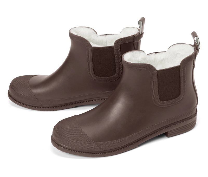 Tchibo - Kinder-Regen-Chelseaboots - Herren - Gr. 34-35 - braun