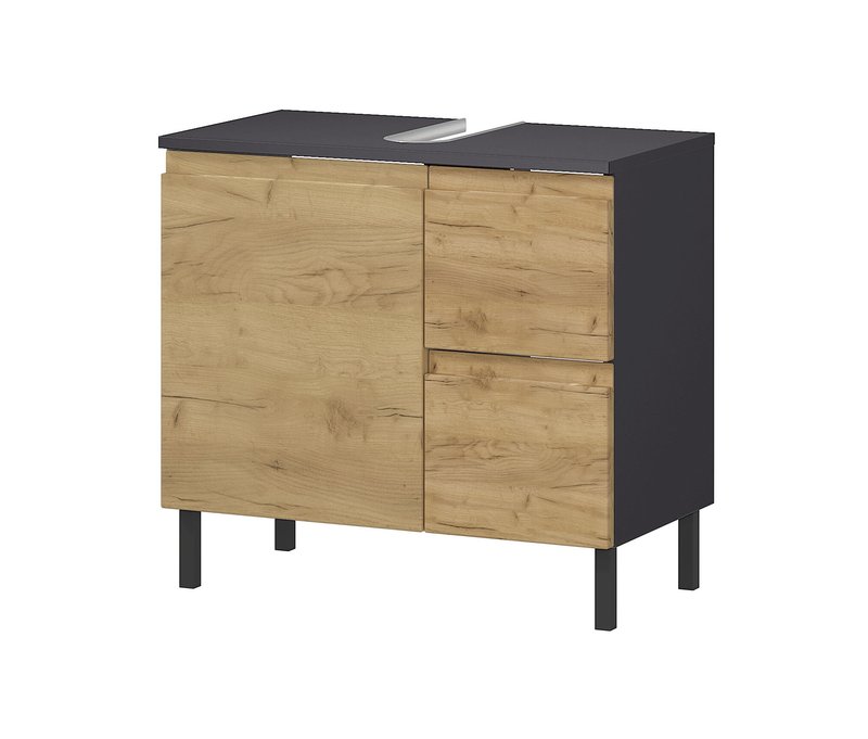 Tchibo - Waschbeckenunterschrank »Salinas« - 60x34x56cm - braun - Holz