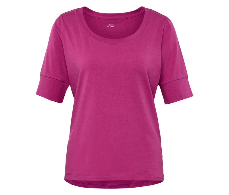 Tchibo - Halbarm-Sportshirt - Damen - Gr. M - pink