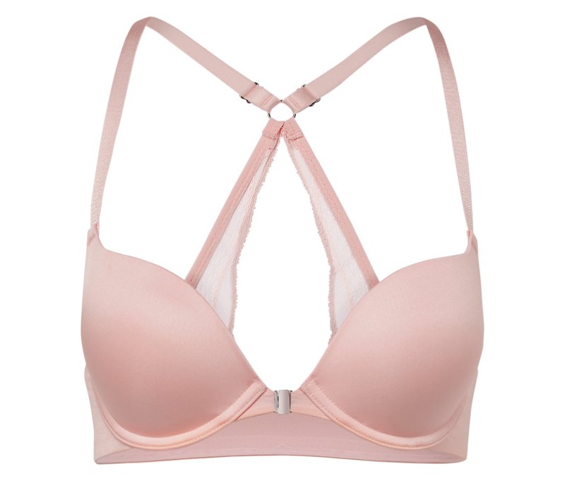Tchibo - Push-up-BH mit Ringerrücken - Damen - Gr. 85B - rosa