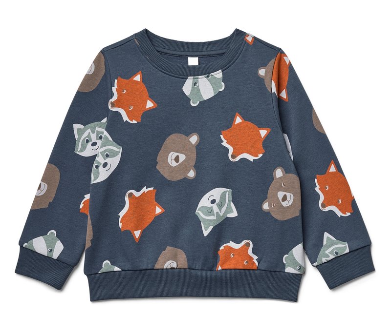 Tchibo - Kinder-Sweatshirt mit angerauter Innenseite - Baby - Gr. 74/80 - dunkelblau