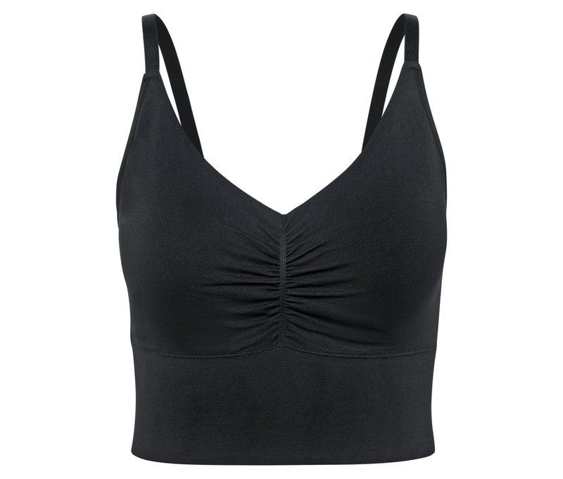 Tchibo - Seamless-Sport-Bustier - Damen - Gr. S - schwarz