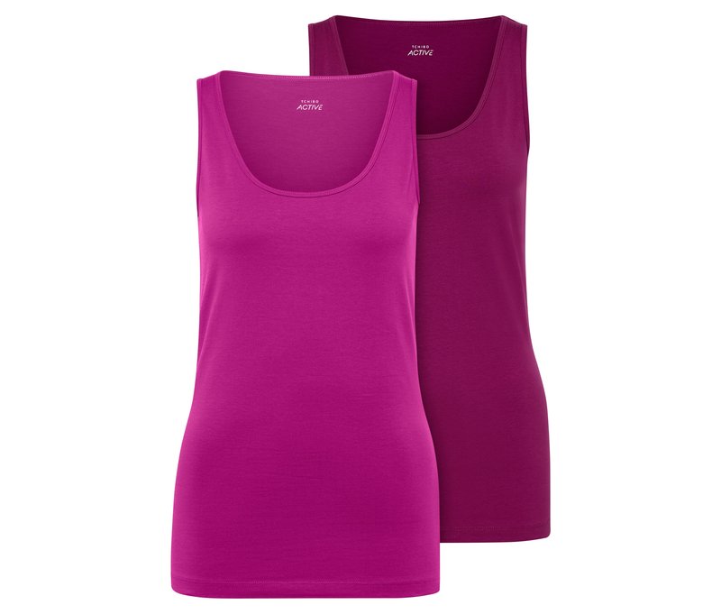 Tchibo - 2 Tops - Damen - Gr. XL - pink