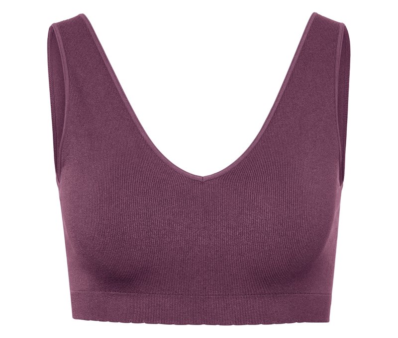 Tchibo - Seamless-Bustier - Damen - Gr. S - dunkellila