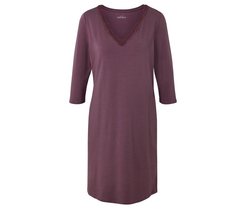 Tchibo - Nachthemd - Damen - Gr. S - dunkellila