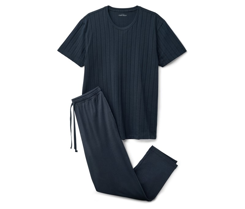 Tchibo - Pyjama-Set - Herren - Gr. XL - dunkelblau