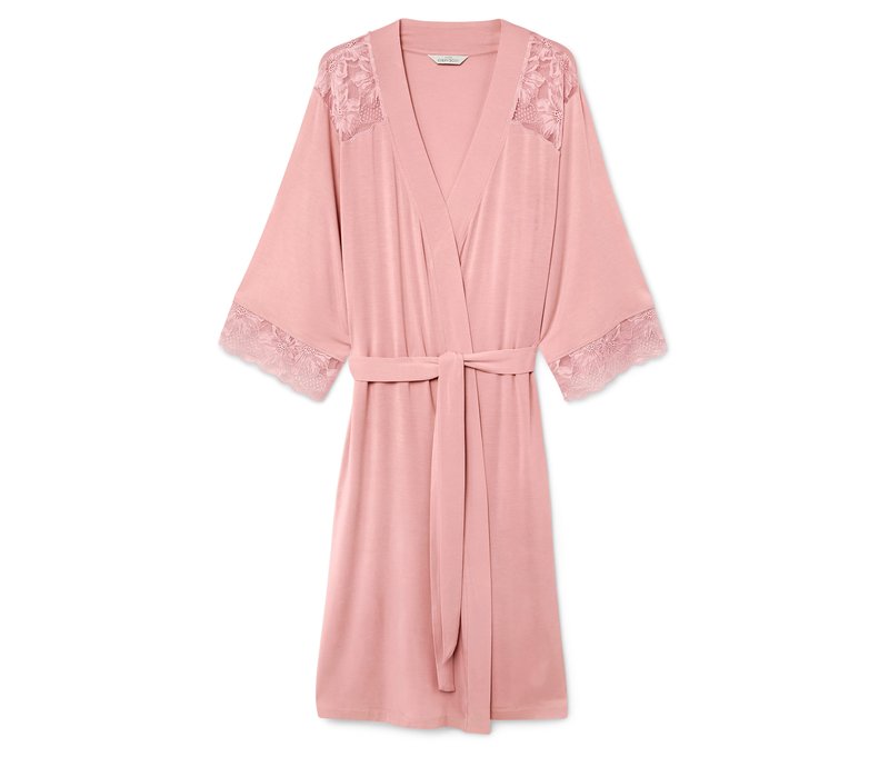 Tchibo - Morgenmantel - Damen - Gr. XL - rosé