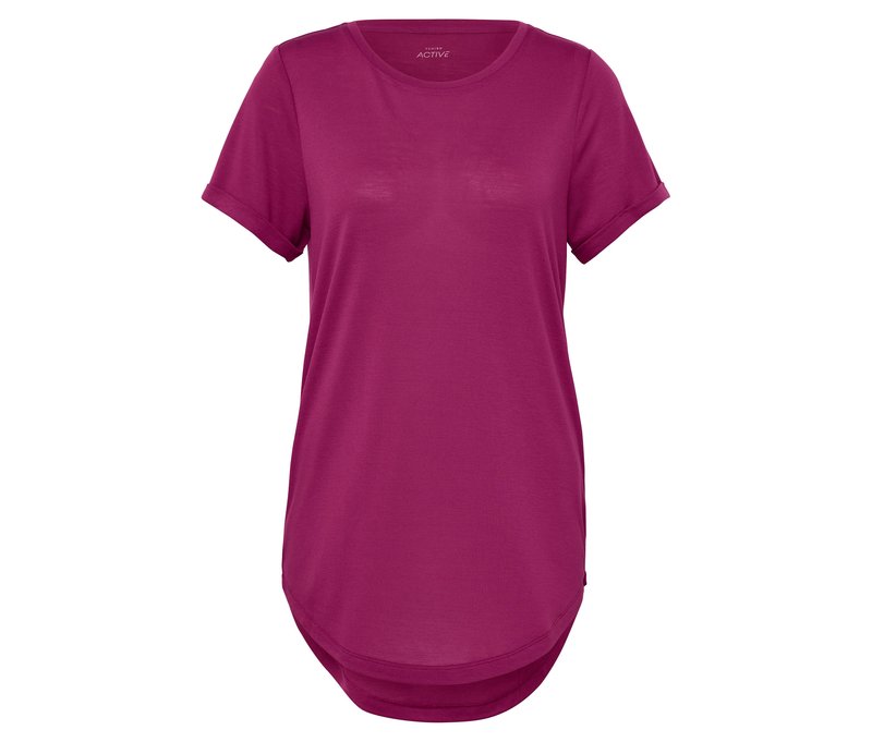 Tchibo - Longshirt - Damen - Gr. XL - dunkelrosa