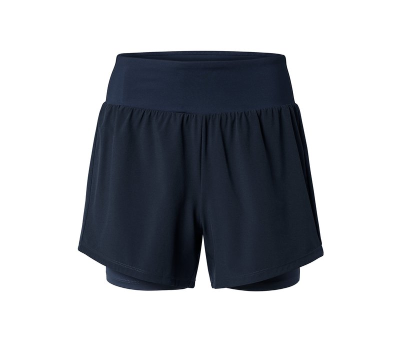 Tchibo - 2-in-1-Laufshorts - Damen - Gr. 44 - dunkelblau