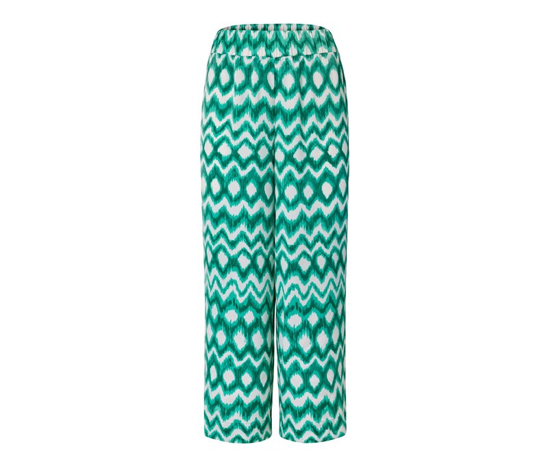 Tchibo - Bedruckte Satinhose - Damen - Gr. 46 - creme/print