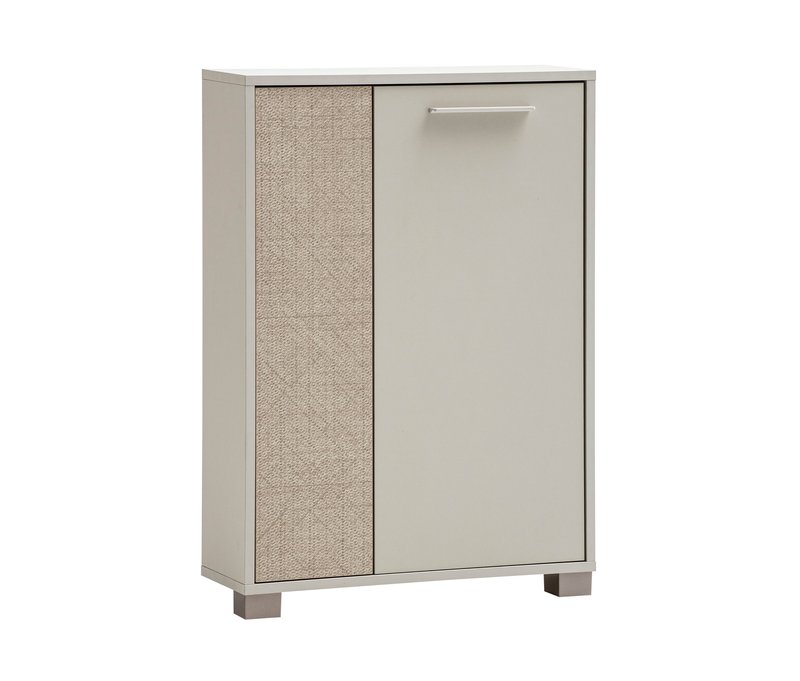 Tchibo - Highboard »Edno« - 59,8x19,5x85,2cm - beige - Holz / Kunststoff / Metall
