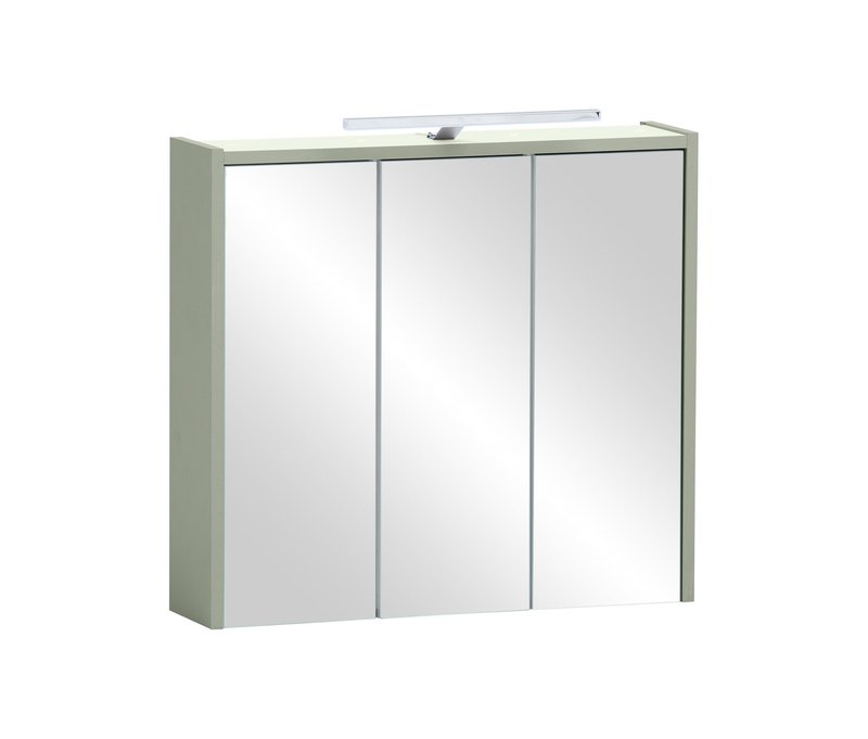 Tchibo - Spiegelschrank »Mono« - 65x16x62,5cm - grün - Holz / Metall / Glas