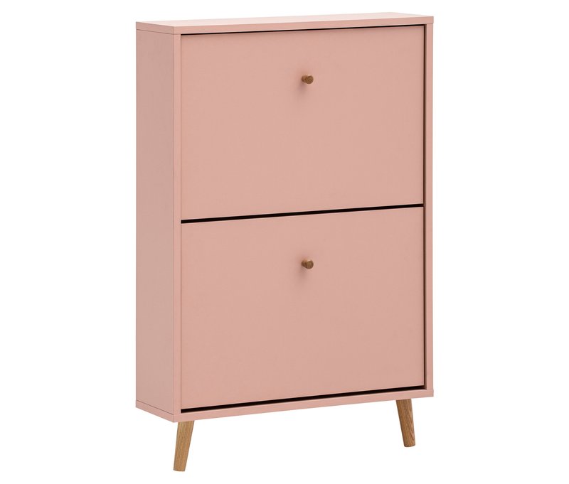 Tchibo - Schuhschrank »Bjarne« - 59,8x19,5x92,2cm - apricot - Holz / Eichenholz / Metall