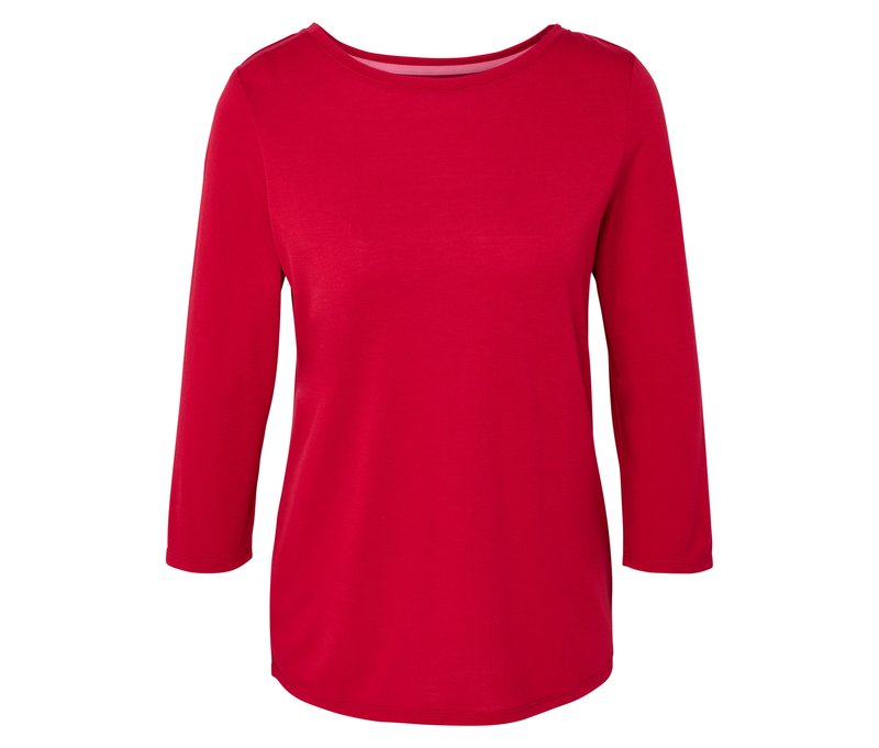 Tchibo - Funktionsshirt mit 3/4-Ärmel - Damen - Gr. L - rot