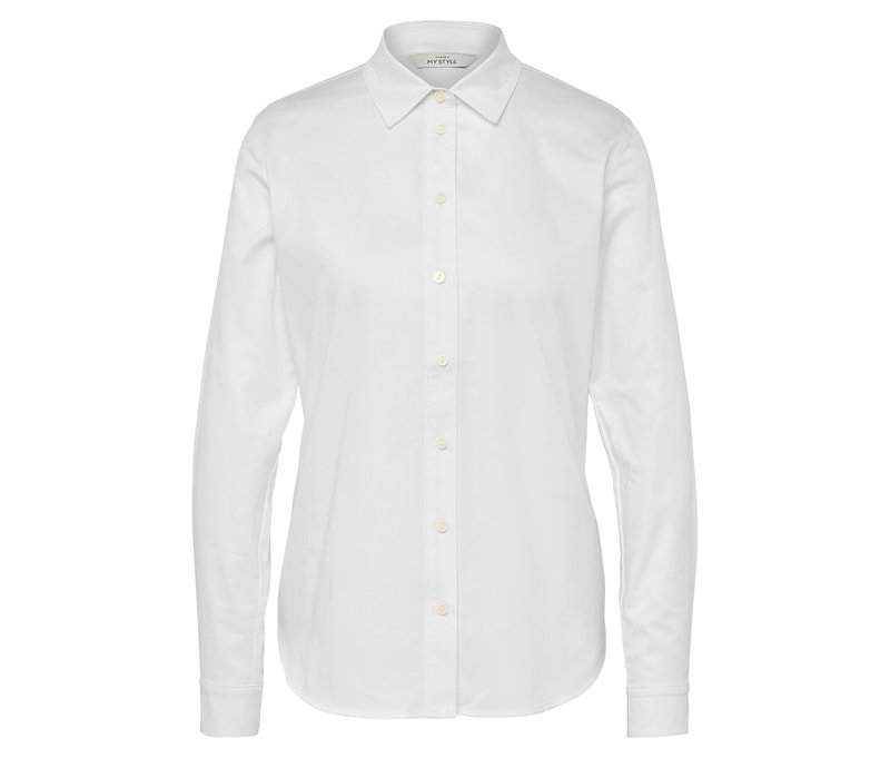 Tchibo - Hemdbluse - Damen - Gr. 38 - weiß