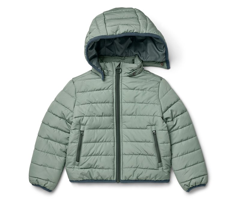 Tchibo - Kinder-Steppjacke - Herren - Gr. 110/116 - dunkelgrün
