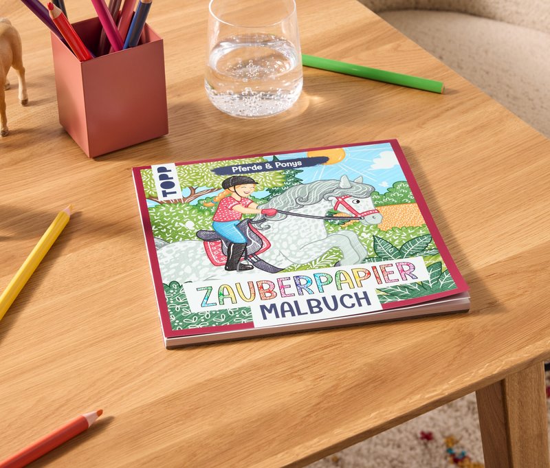Tchibo - Zauberpapier Malbuch »Pferde und Ponys«