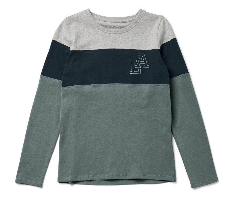 Tchibo - Kinder-Heavy-Langarmshirt - Jungen - Gr. 122/128 - dunkelblau