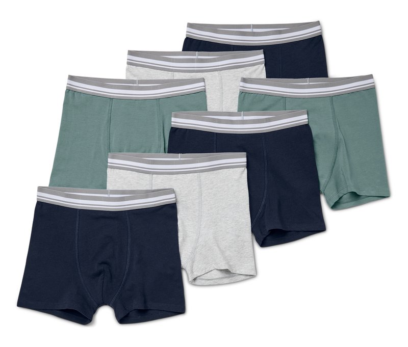 Tchibo - 7 Kinder-Slipboxer - Jungen - Gr. 134/140 - dunkelblau