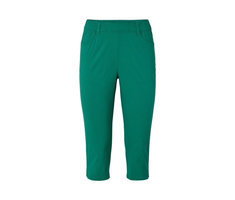 Tchibo - 3/4-Bengalin-Hose - Damen - Gr. 44 - smaragdgrün