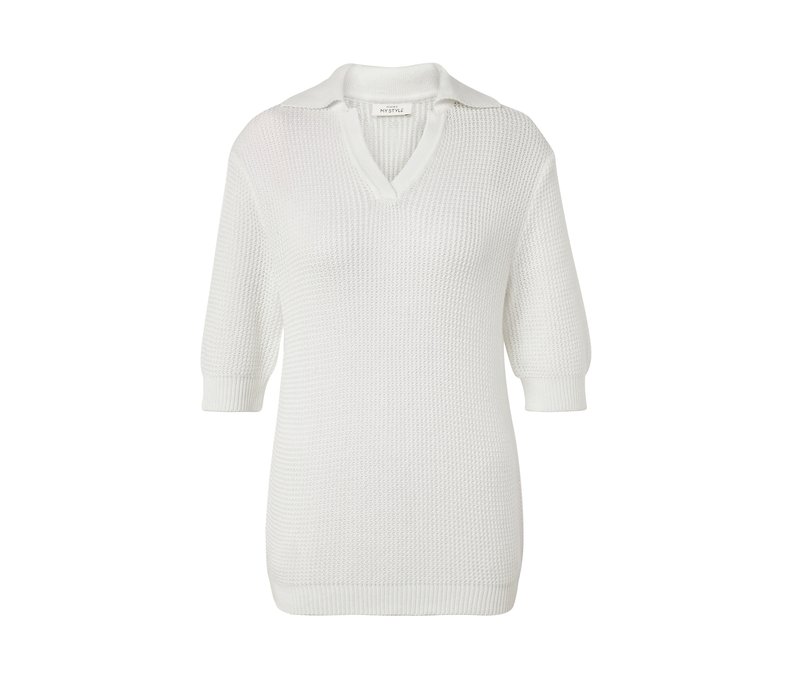 Tchibo - Sommerlicher Strickpullover - Damen - Gr. S - weiß