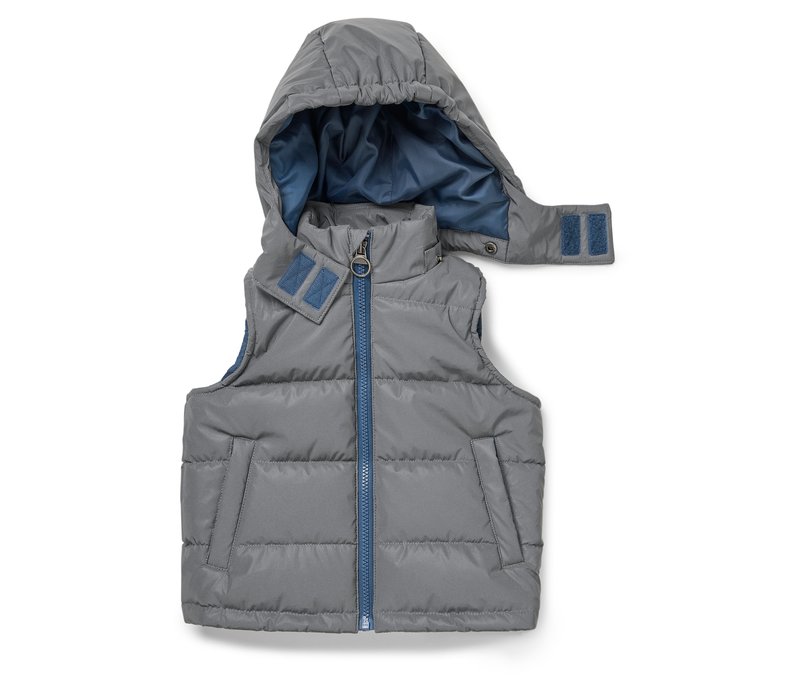 Tchibo - Reflektierende Kinder-Steppweste - Herren - Gr. 110/116 - silber